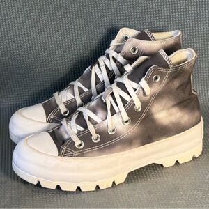 Converse Chuck Taylor All Star Lugged High Platform Shoes Storm Wind Women Sz 8